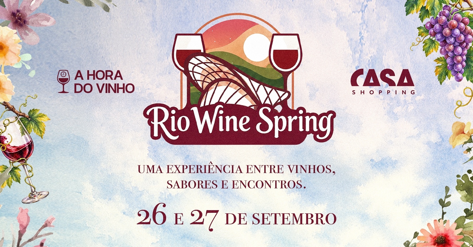 Imagem do evento Rio Wine Spring | Vinhos, Gastronomia & Música